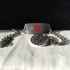 Diabetic Medical Alert Bracelet